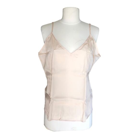 Ettitude NIB Silky Soft CleanBamboo™ Sateen Cami Oat Peachy Cream Large - Picture 3 of 16